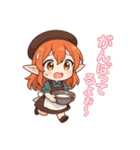 な〜ずカフェ カフェ店員ひな（個別スタンプ：4）