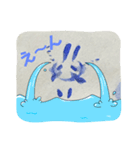 渋かわ染付うさぎスタンプ（個別スタンプ：2）