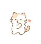 ミニマルパステルキャット（NT）（個別スタンプ：15）