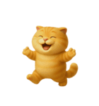 たくさんの感情を持つオレンジ色の猫 (NT)（個別スタンプ：5）