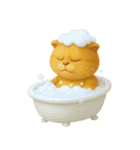 たくさんの感情を持つオレンジ色の猫 (NT)（個別スタンプ：6）