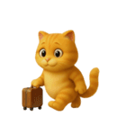 たくさんの感情を持つオレンジ色の猫 (NT)（個別スタンプ：13）