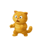 たくさんの感情を持つオレンジ色の猫 (NT)（個別スタンプ：15）