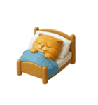 たくさんの感情を持つオレンジ色の猫 (NT)（個別スタンプ：16）