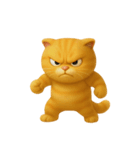 たくさんの感情を持つオレンジ色の猫 (NT)（個別スタンプ：17）
