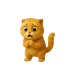 たくさんの感情を持つオレンジ色の猫 (NT)（個別スタンプ：20）