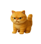 たくさんの感情を持つオレンジ色の猫 (NT)（個別スタンプ：22）