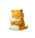 たくさんの感情を持つオレンジ色の猫 (NT)（個別スタンプ：24）