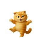たくさんの感情を持つオレンジ色の猫 (NT)（個別スタンプ：25）