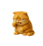 たくさんの感情を持つオレンジ色の猫 (NT)（個別スタンプ：26）