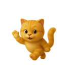 たくさんの感情を持つオレンジ色の猫 (NT)（個別スタンプ：28）