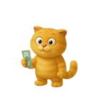 たくさんの感情を持つオレンジ色の猫 (NT)（個別スタンプ：29）