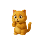 たくさんの感情を持つオレンジ色の猫 (NT)（個別スタンプ：31）