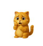 たくさんの感情を持つオレンジ色の猫 (NT)（個別スタンプ：34）