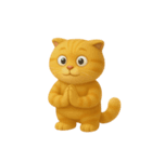 たくさんの感情を持つオレンジ色の猫 (NT)（個別スタンプ：35）