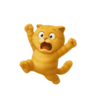 たくさんの感情を持つオレンジ色の猫 (NT)（個別スタンプ：37）