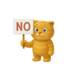 たくさんの感情を持つオレンジ色の猫 (NT)（個別スタンプ：38）