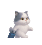 ふわふわラグドール猫（NT）（個別スタンプ：34）