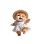 旅行服を着た子猫（NT） v.1（個別スタンプ：2）