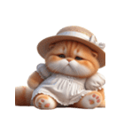 旅行服を着た子猫（NT） v.1（個別スタンプ：8）