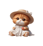 旅行服を着た子猫（NT） v.1（個別スタンプ：9）