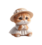 旅行服を着た子猫（NT） v.1（個別スタンプ：10）
