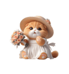 旅行服を着た子猫（NT） v.1（個別スタンプ：14）