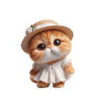 旅行服を着た子猫（NT） v.1（個別スタンプ：16）