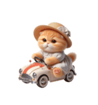 旅行服を着た子猫（NT） v.1（個別スタンプ：17）