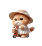 旅行服を着た子猫（NT） v.1（個別スタンプ：18）