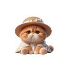 旅行服を着た子猫（NT） v.1（個別スタンプ：19）