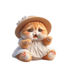 旅行服を着た子猫（NT） v.1（個別スタンプ：21）