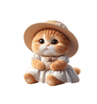 旅行服を着た子猫（NT） v.1（個別スタンプ：23）