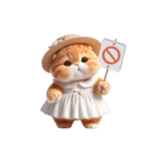 旅行服を着た子猫（NT） v.1（個別スタンプ：25）