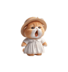 旅行服を着た子猫（NT） v.1（個別スタンプ：27）