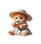 旅行服を着た子猫（NT） v.1（個別スタンプ：28）