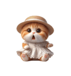 旅行服を着た子猫（NT） v.1（個別スタンプ：32）