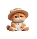 旅行服を着た子猫（NT） v.1（個別スタンプ：35）