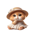 旅行服を着た子猫（NT） v.1（個別スタンプ：36）