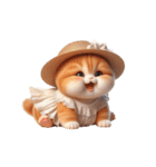 旅行服を着た子猫（NT） v.1（個別スタンプ：37）