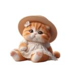 旅行服を着た子猫（NT） v.1（個別スタンプ：40）