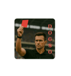 サッカーのレフェリー（個別スタンプ：4）