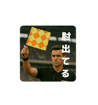サッカーのレフェリー（個別スタンプ：6）