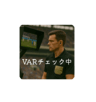 サッカーのレフェリー（個別スタンプ：10）
