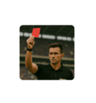サッカーのレフェリー（個別スタンプ：40）