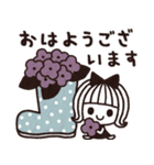 ＊シンプルな梅雨と雨の日スタンプ＊（個別スタンプ：6）