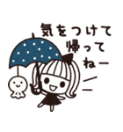 ＊シンプルな梅雨と雨の日スタンプ＊（個別スタンプ：34）