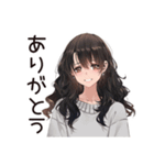 自己肯定低め女子の慰め待ち（個別スタンプ：7）