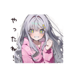 朝弱い低血圧女子（個別スタンプ：22）