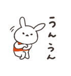 とても使いやすいうさぎの日常会話（個別スタンプ：22）